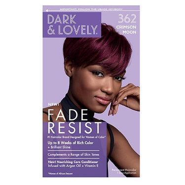 Dark & Lovely Fade Resist Permanent Hair Color – 362 Crimson Moon - ANNS BEAUTY SUPPLY